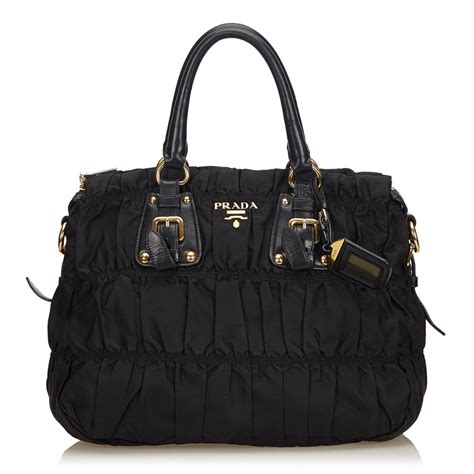 black prada bag vintage|classic black prada bag.